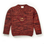 Girls Heart Printed 100% Organic Cotton Sweater