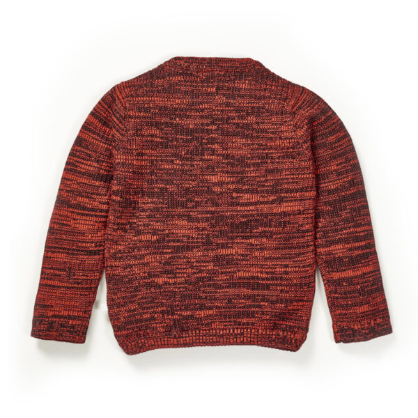 Girls Heart Printed 100% Organic Cotton Sweater - Image 2