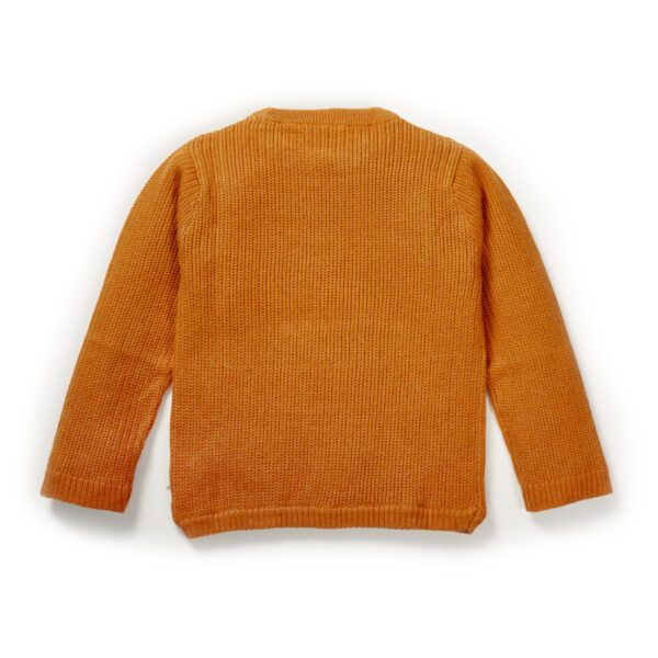 Girls Heart Printed 100% Organic Cotton Sweater - Image 2