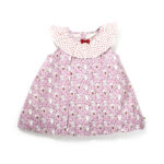 Girls 100% Organic Cotton Angels Printed Balloon Frock