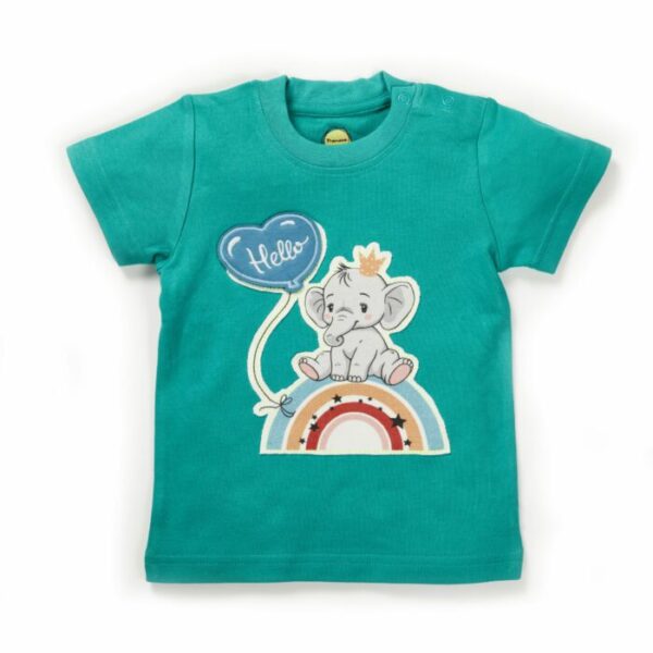 Boys Elephant & Panda Printed T-Shirt Combo - Image 2