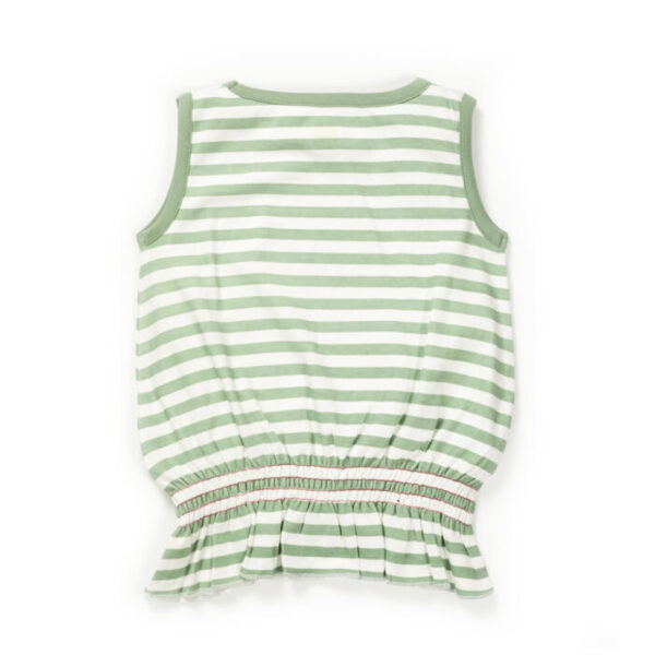 Girls Birds & Floral Embroidered Organic Cotton Top - Image 3