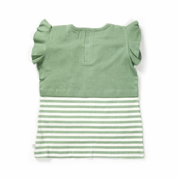 Girls Butterfly & Floral Embroidered Organic Cotton Top - Image 5