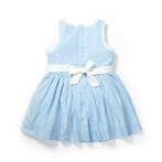 Girls 100% Organic Cotton Sea Life Embroidered Frock - Image 2