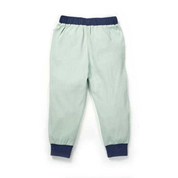 Boys Racing Tiger Embroidered 100% Organic Pant - Image 2