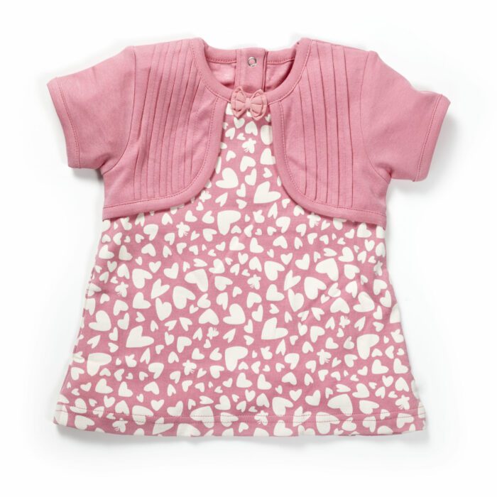 31_Aug_23_Pranava1718-1-scaled-1.jpg Girls Printed 100% Organic Cotton Jacket Styles Dress - Image 1