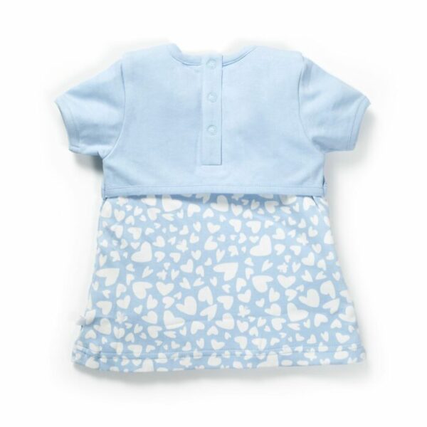 Girls Printed 100% Organic Cotton Jacket Styles Dress - Image 3