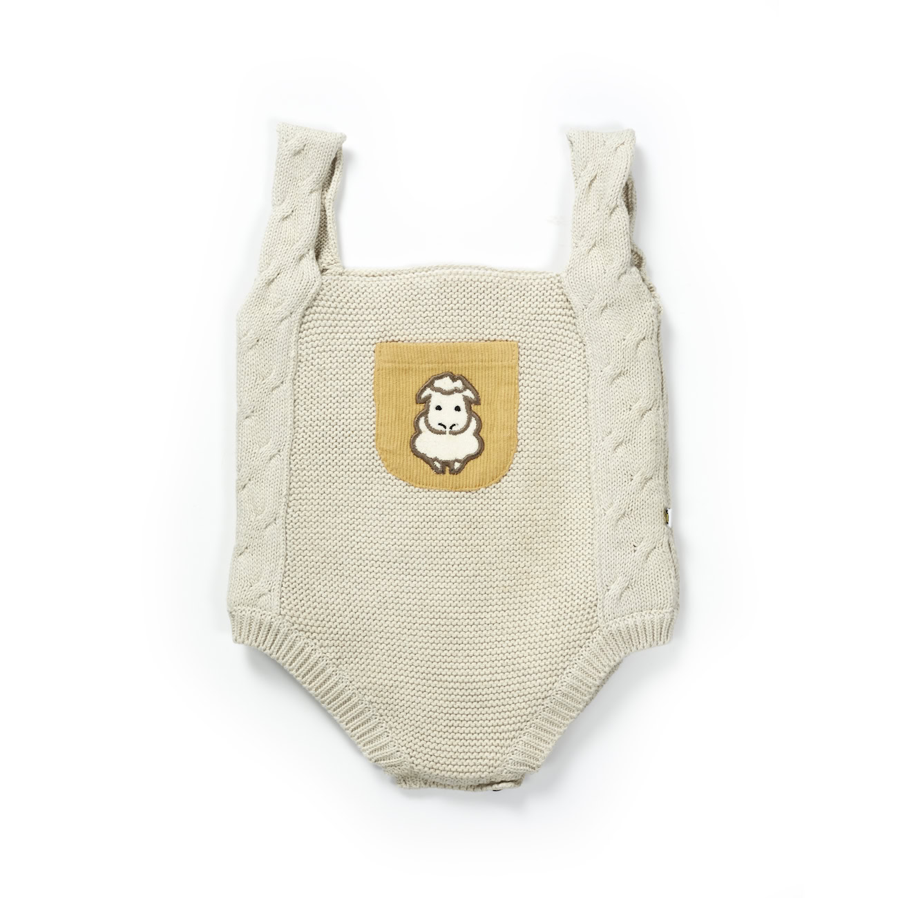 31_Aug_23_Pranava1738.jpg Unisex Sheep Printed Baby Sweater Bodysuits - Image 1