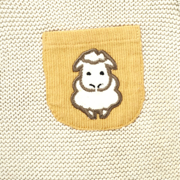 Unisex Sheep Printed Baby Sweater Bodysuits - Image 2