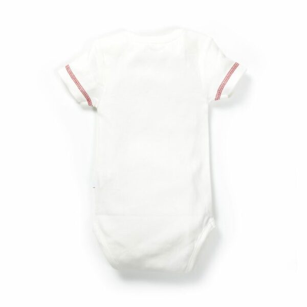 Unisex 100% Organic Cotton Bodysuit with Monkey Print - Image 3