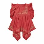 Girls Festive Embroidered Handkerchief Style Frock