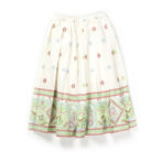 Girls Festive Printed Skirt, Blouse & Shaded Dupatta - Image 8