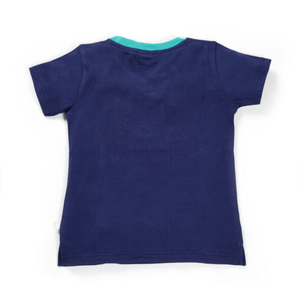 Boys Car Graphic Printed 100% Organic Cotton T-Shirt - Image 2