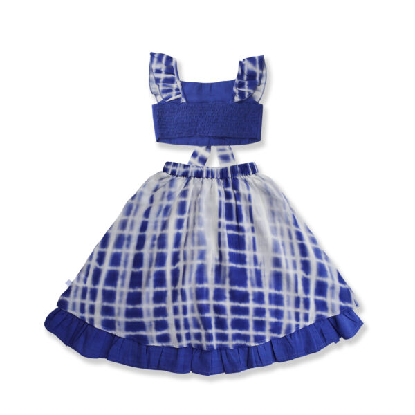Girls Organic Cotton Top & Tie-Dye Double Layered Skirt - Image 4