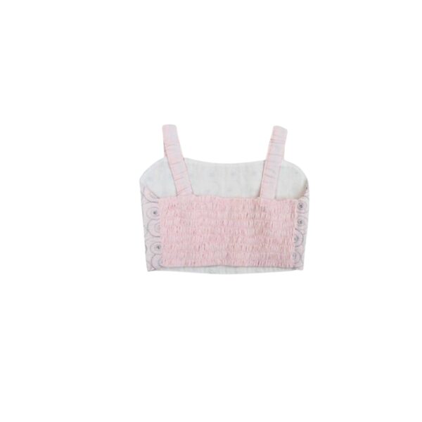Girls Organic Cotton Frilled Skirt & Top with Dupatta - Image 7