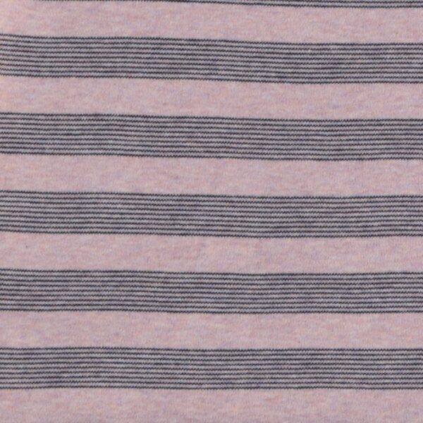 100% Organic Cotton Full Sleeves Round Neck Striped Tee - Image 4