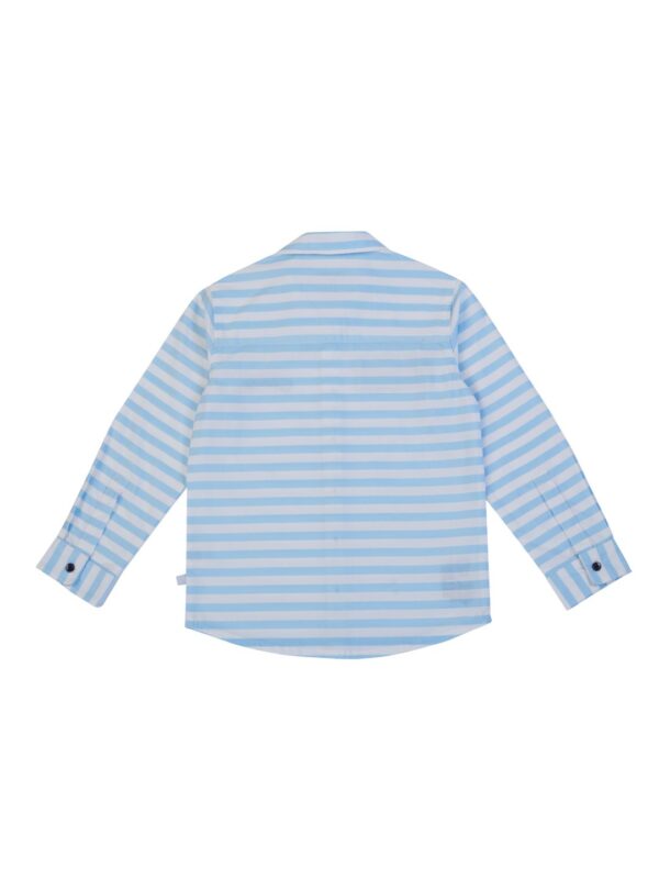 Boys Organic Cotton Poplin White Shirt - Image 4