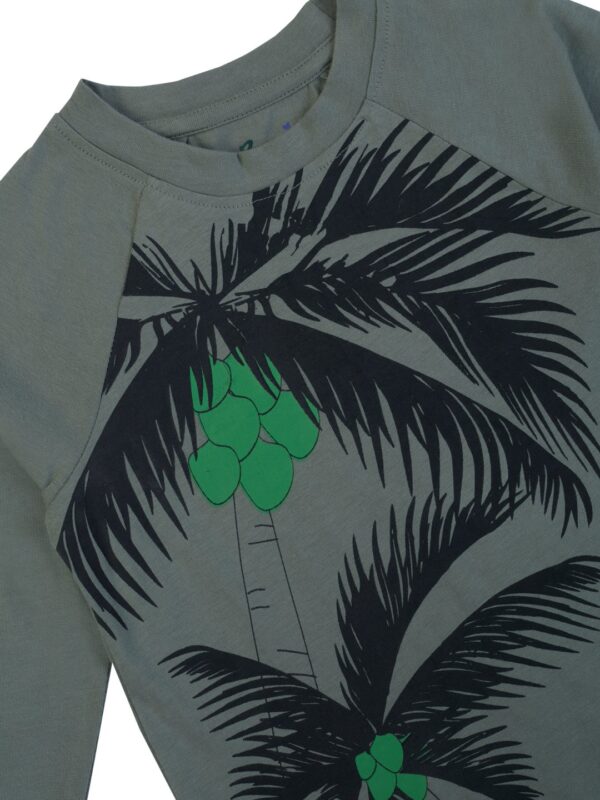 Boys Organic Cotton Single Jersey Lilypad Tshirt - Image 4