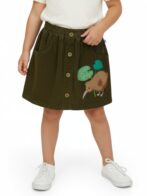 Girls Organic Cotton Corduroy Herb Skirt