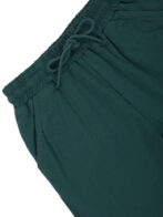 Pranava Boys Organic Cotton Single Jersey Half Sleeves Leafs Print And Bird Applique Tee & Shorts Set - Mallard Green - Image 9