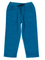 Pranava Unisex Organic Cotton Corduroy Full Length Solid Pant  - Tobermerry Teal - Image 4