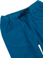 Pranava Unisex Organic Cotton Corduroy Full Length Solid Pant  - Tobermerry Teal - Image 6