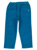 Pranava Unisex Organic Cotton Corduroy Full Length Solid Pant  - Tobermerry Teal - Image 5