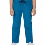 Pranava Unisex Organic Cotton Corduroy Full Length Solid Pant  - Tobermerry Teal