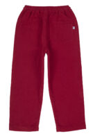 Pranava Unisex Organic Cotton Corduroy Full Length Solid Pant - Tango Red - Image 5