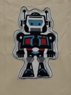 Boys Organic Cotton Single Jersey Short Sleeve All Over Print T-Shirt - Cream - Image 4